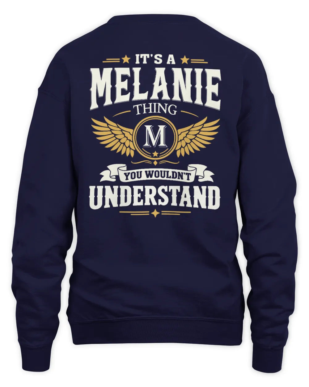 MELANIE KT06-M008 It’s a [NAME] Thing – You Wouldn’t Understand | Personalized Vintage T-Shirt - Unisex Sweatshirt - Navy