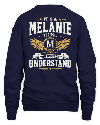 MELANIE KT06-M008 It’s a [NAME] Thing – You Wouldn’t Understand | Personalized Vintage T-Shirt - Unisex Sweatshirt - Navy