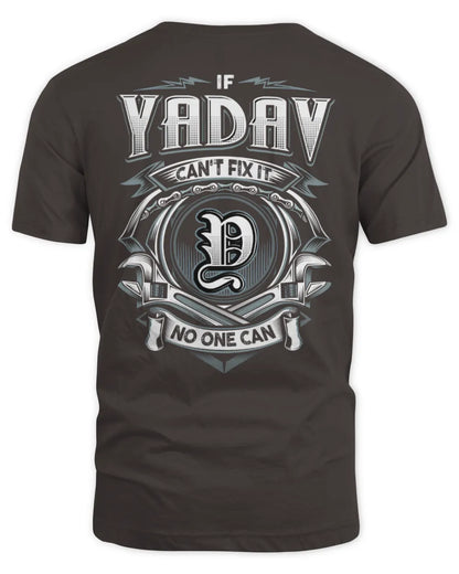 YADAV AP81-K4-626 - Personalized Ahmed Quote Apparel “If Ahmed Can't Fix It, No One Can” - Unisex Standard T-Shirt - Dark Chocolate