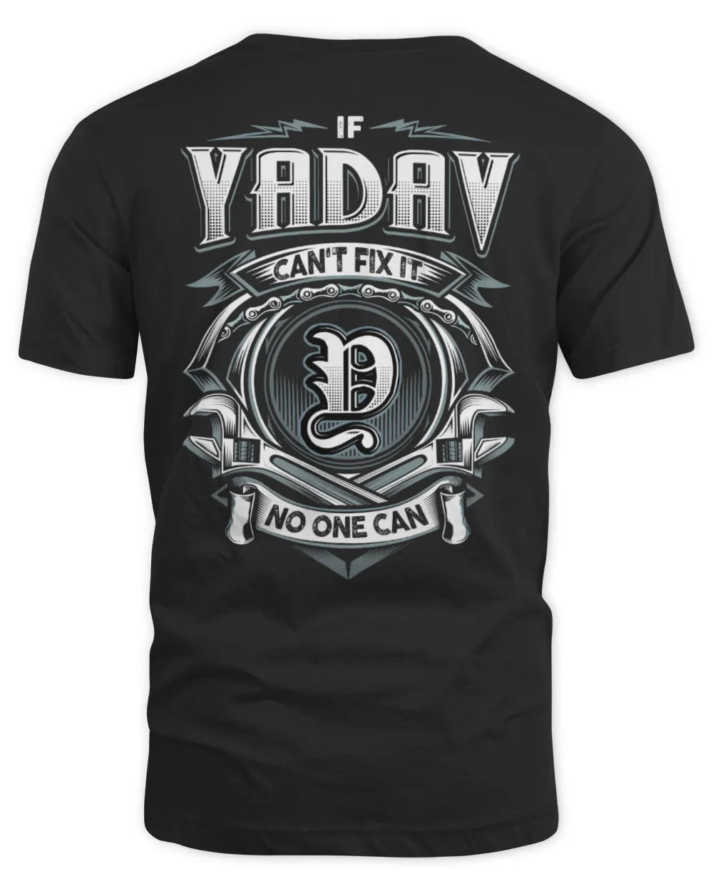 YADAV AP81-K4-626 - Personalized Ahmed Quote Apparel “If Ahmed Can't Fix It, No One Can” - Unisex Standard T-Shirt - Black