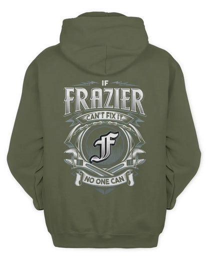 FRAZIER AP81-K4-626 - Personalized Ahmed Quote Apparel “If Ahmed Can't Fix It, No One Can” - Unisex Hoodie - Military Green