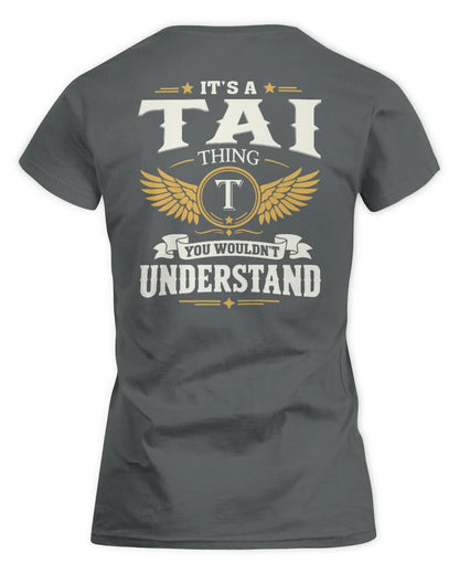 TAI KT06-M008 It’s a [NAME] Thing – You Wouldn’t Understand | Personalized Vintage T-Shirt - Women's Standard T-Shirt - Charcoal