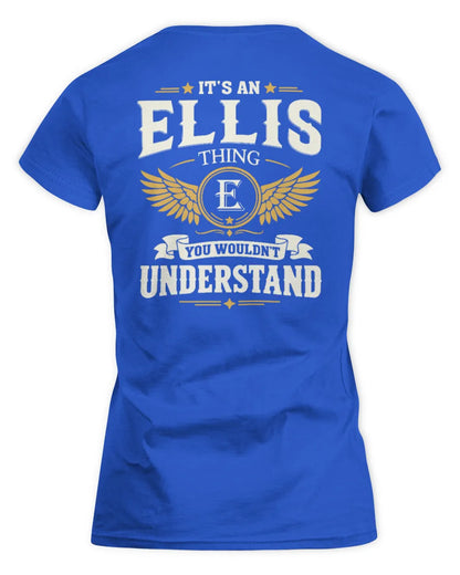 ELLIS KT06-M008 It’s a [NAME] Thing – You Wouldn’t Understand | Personalized Vintage T-Shirt - Women's Standard T-Shirt - Royal