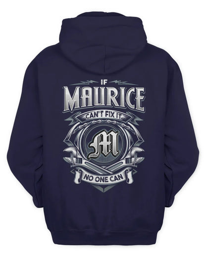 MAURICE AP81-K4-626 - Personalized Ahmed Quote Apparel “If Ahmed Can't Fix It, No One Can” - Unisex Hoodie - Navy
