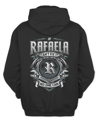 RAFAELA AP81-K4-626 - Personalized Ahmed Quote Apparel “If Ahmed Can't Fix It, No One Can” - Unisex Hoodie - Black