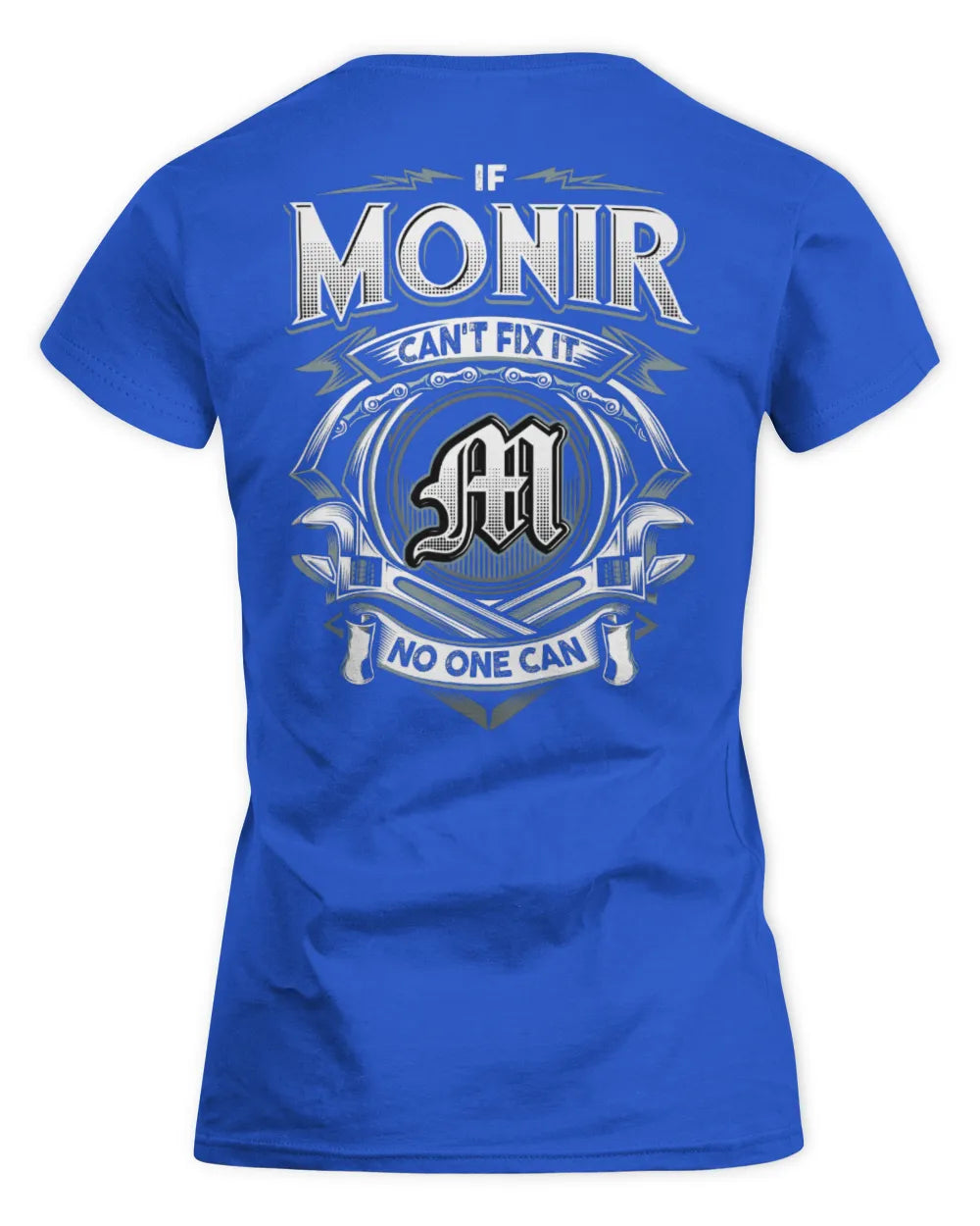 MONIR AP81-K4-626 - Personalized Ahmed Quote Apparel “If Ahmed Can't Fix It, No One Can” - Women's Standard T-Shirt - Royal