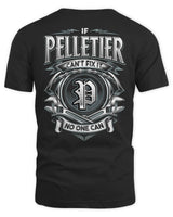 PELLETIER AP81-K4-626 - Personalized Ahmed Quote Apparel “If Ahmed Can't Fix It, No One Can” - Unisex Standard T-Shirt - Black