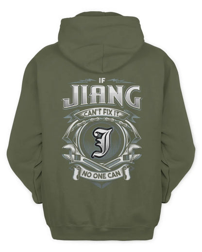JIANG AP81-K4-626 - Personalized Ahmed Quote Apparel “If Ahmed Can't Fix It, No One Can” - Unisex Hoodie - Military Green