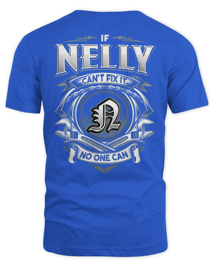 NELLY AP81-K4-626 - Personalized Ahmed Quote Apparel “If Ahmed Can't Fix It, No One Can” - Unisex Standard T-Shirt - Royal