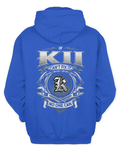 KII AP81-K4-626 - Personalized Ahmed Quote Apparel “If Ahmed Can't Fix It, No One Can” - Unisex Hoodie - Royal