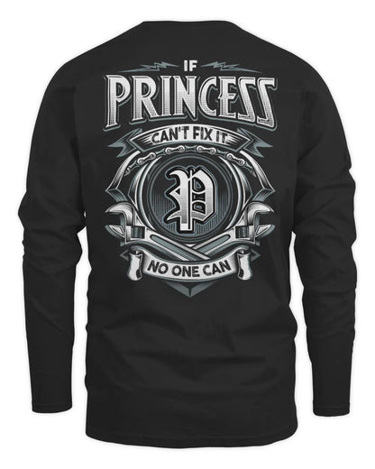 PRINCESS AP81-K4-626 - Personalized Ahmed Quote Apparel “If Ahmed Can't Fix It, No One Can” - Men's Long Sleeved T-Shirt - Black