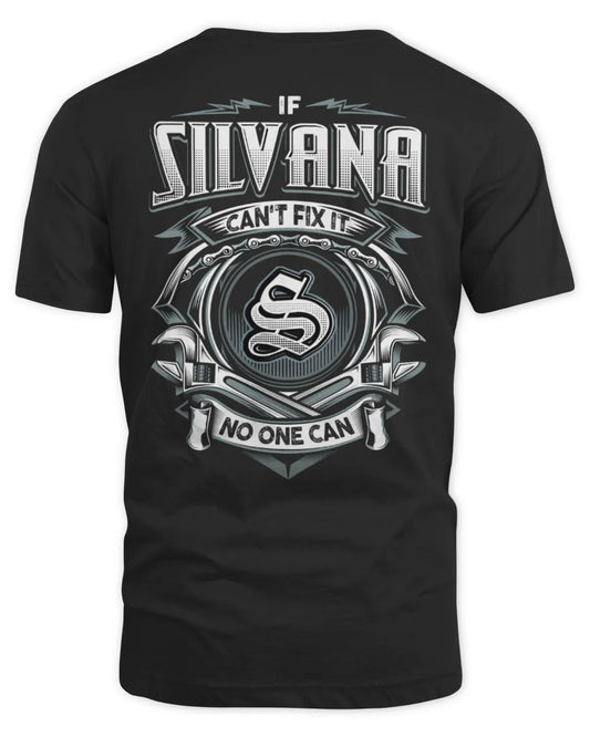 SILVANA AP81-K4-626 - Personalized Ahmed Quote Apparel “If Ahmed Can't Fix It, No One Can” - Unisex Standard T-Shirt - Black