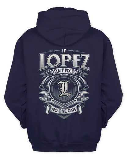 LOPEZ AP81-K4-626 - Personalized Ahmed Quote Apparel “If Ahmed Can't Fix It, No One Can” - Unisex Hoodie - Navy