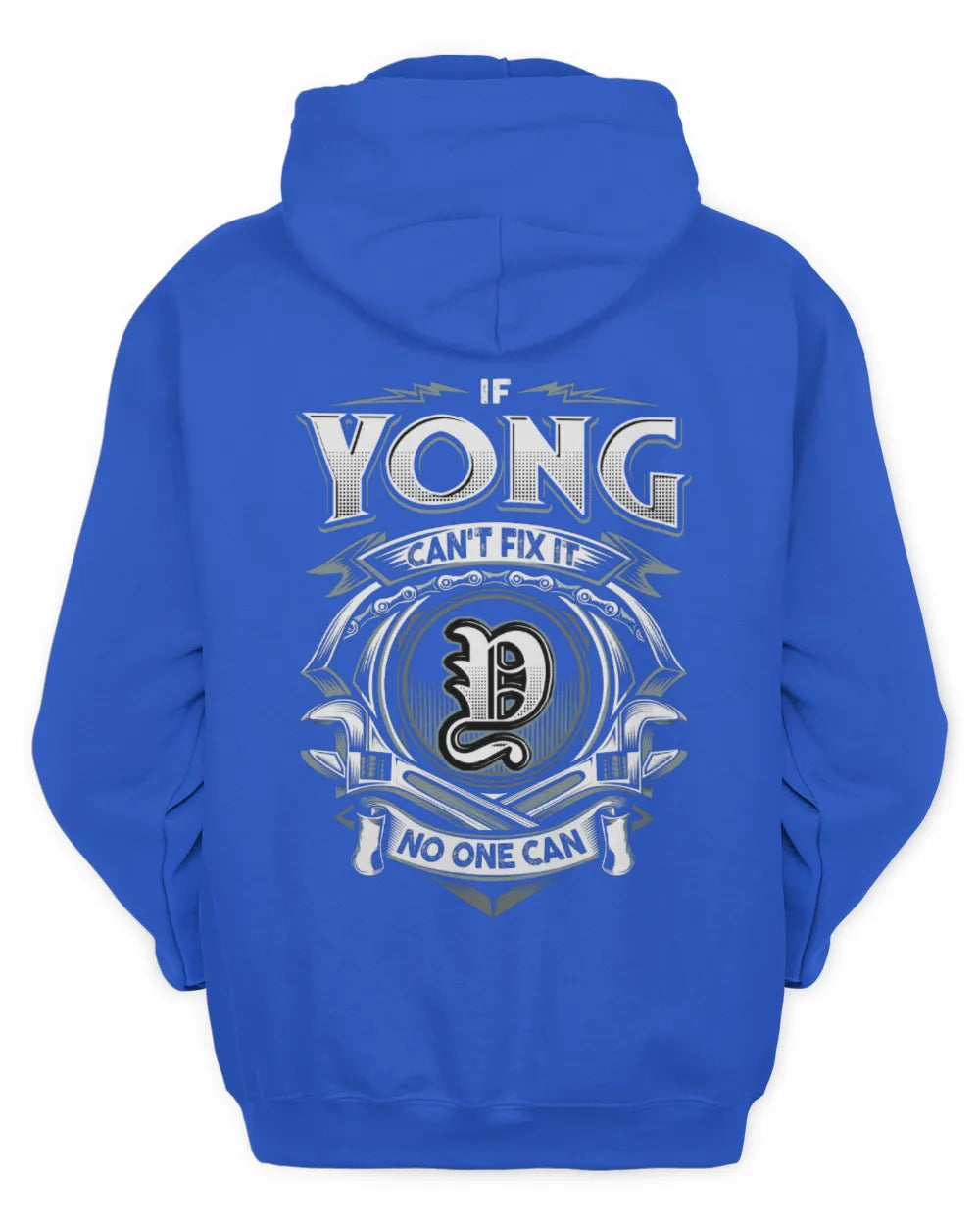 YONG AP81-K4-626 - Personalized Ahmed Quote Apparel “If Ahmed Can't Fix It, No One Can” - Unisex Hoodie - Royal