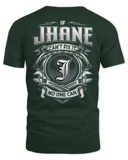 JHANE AP81-K4-626 - Personalized Ahmed Quote Apparel “If Ahmed Can't Fix It, No One Can” - Unisex Standard T-Shirt - Forest Green