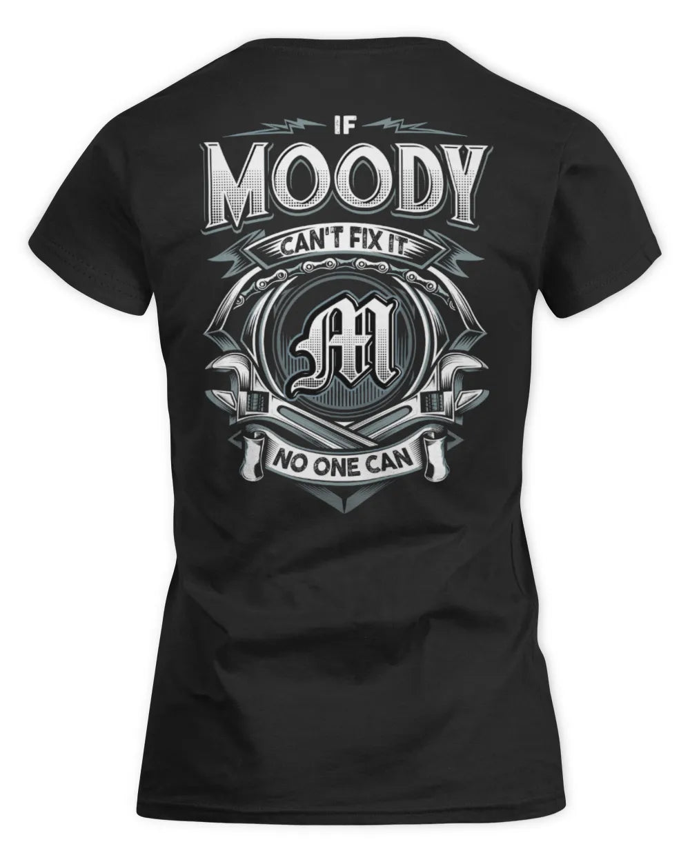 MOODY AP81-K4-626 - Personalized Ahmed Quote Apparel “If Ahmed Can't Fix It, No One Can” - Women's Standard T-Shirt - Black