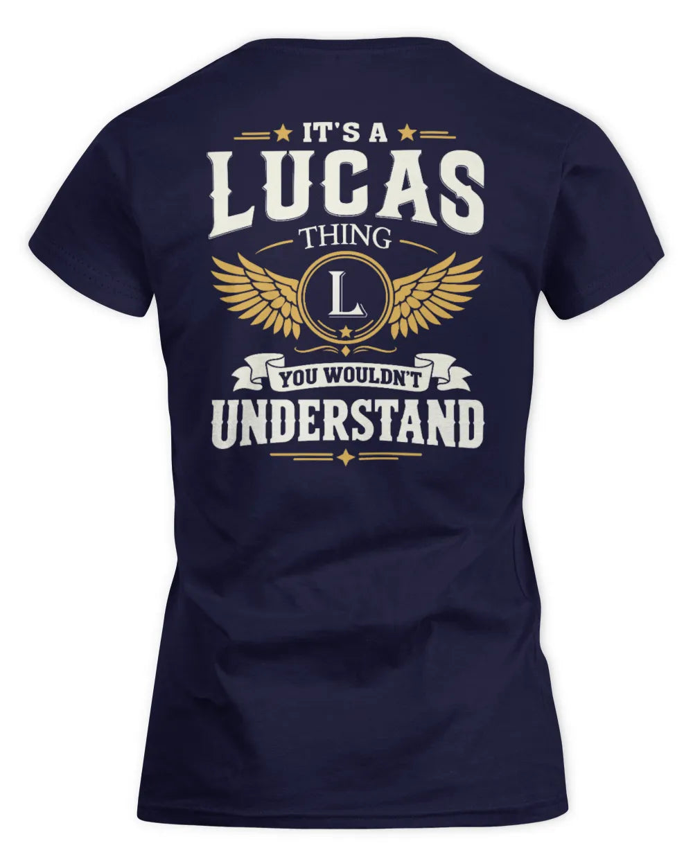 LUCAS KT06-M008 It’s a [NAME] Thing – You Wouldn’t Understand | Personalized Vintage T-Shirt - Women's Standard T-Shirt - Navy