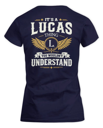 LUCAS KT06-M008 It’s a [NAME] Thing – You Wouldn’t Understand | Personalized Vintage T-Shirt - Women's Standard T-Shirt - Navy