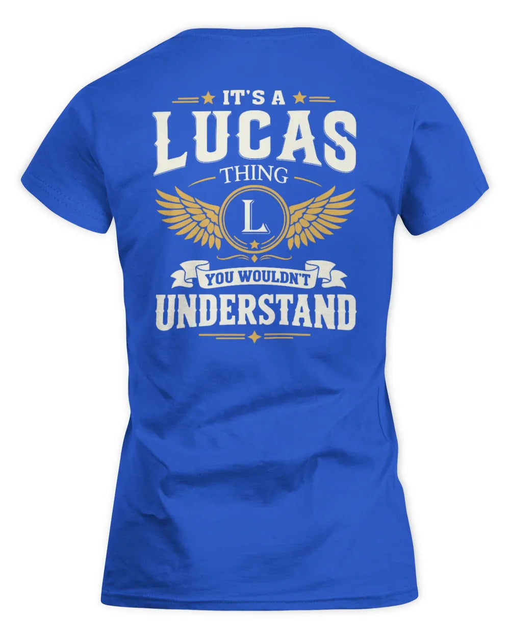 LUCAS KT06-M008 It’s a [NAME] Thing – You Wouldn’t Understand | Personalized Vintage T-Shirt - Women's Standard T-Shirt - Royal