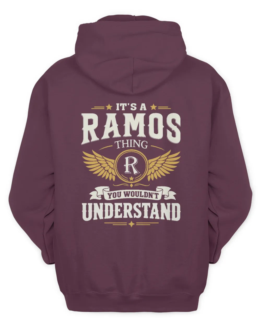 RAMOS KT06-M008 It’s a [NAME] Thing – You Wouldn’t Understand | Personalized Vintage T-Shirt - Unisex Hoodie - Maroon