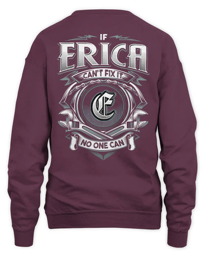 ERICA AP81-K4-626 - Personalized Ahmed Quote Apparel “If Ahmed Can't Fix It, No One Can” - Unisex Sweatshirt - Maroon