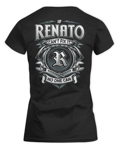 RENATO AP81-K4-626 - Personalized Ahmed Quote Apparel “If Ahmed Can't Fix It, No One Can” - Women's Standard T-Shirt - Black