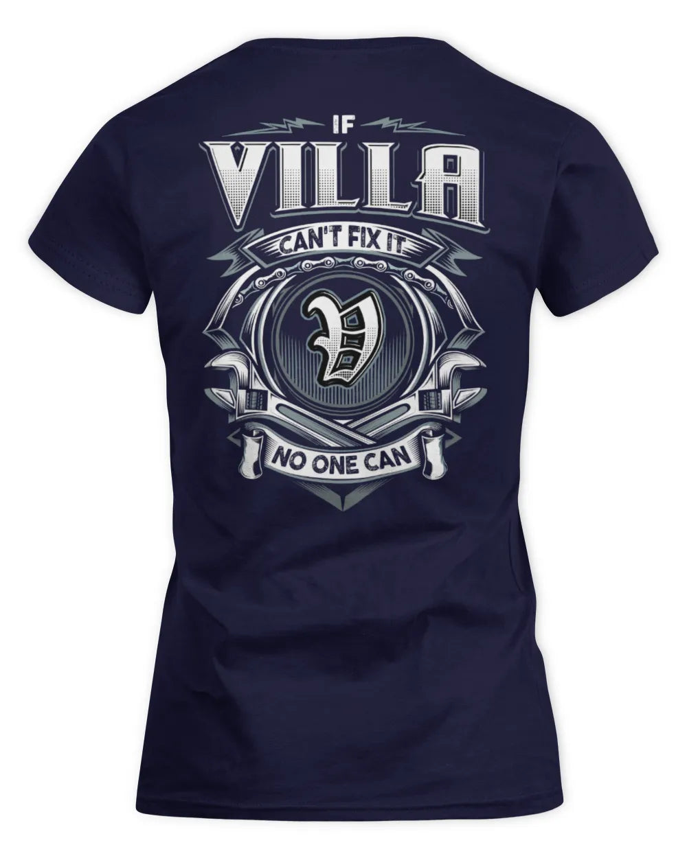 VILLA AP81-K4-626 - Personalized Ahmed Quote Apparel “If Ahmed Can't Fix It, No One Can” - Women's Standard T-Shirt - Navy