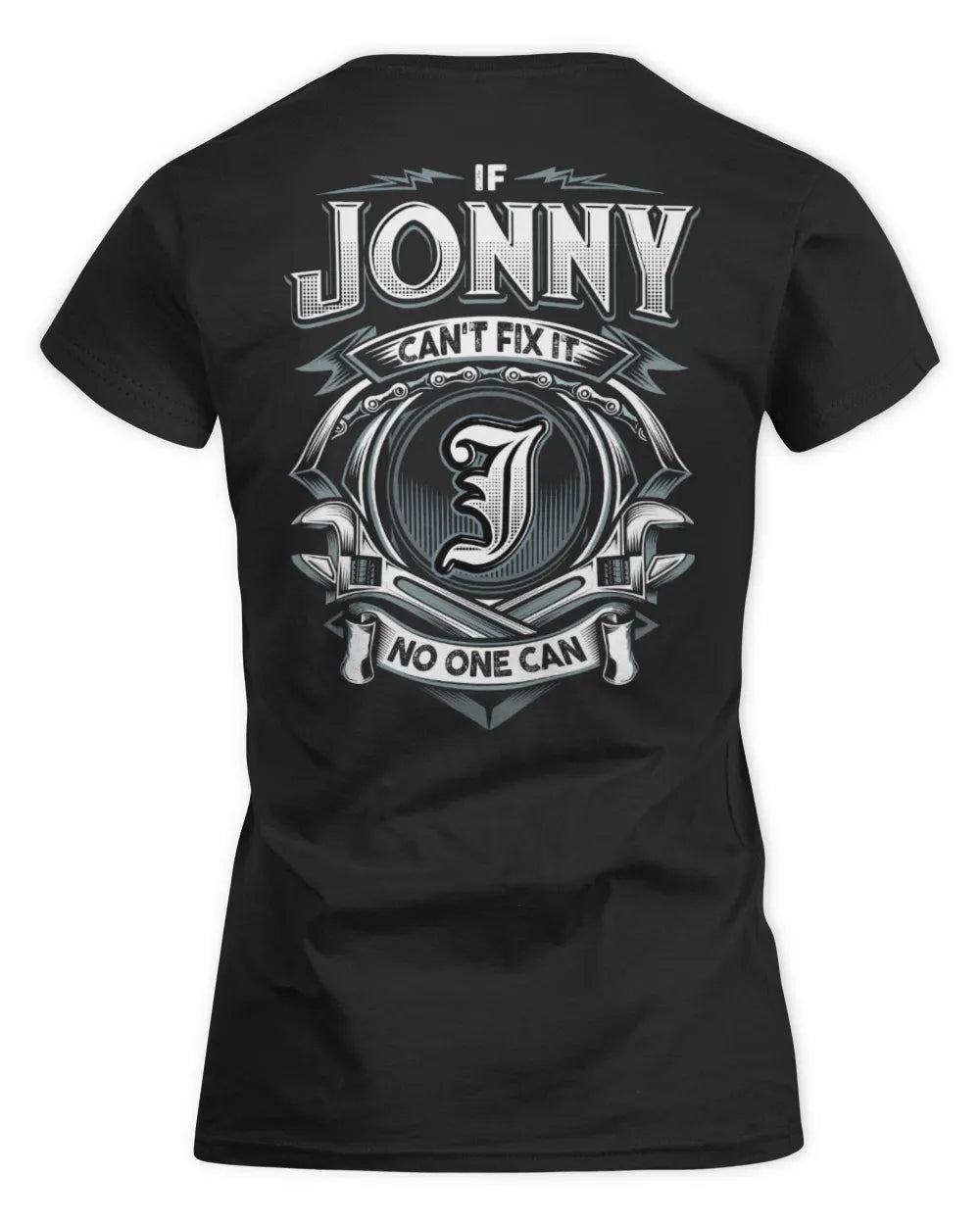 JONNY AP81-K4-626 - Personalized Ahmed Quote Apparel “If Ahmed Can't Fix It, No One Can” - Women's Standard T-Shirt - Black