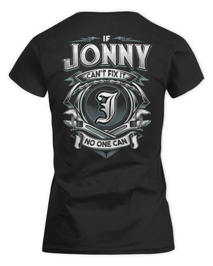 JONNY AP81-K4-626 - Personalized Ahmed Quote Apparel “If Ahmed Can't Fix It, No One Can” - Women's Standard T-Shirt - Black