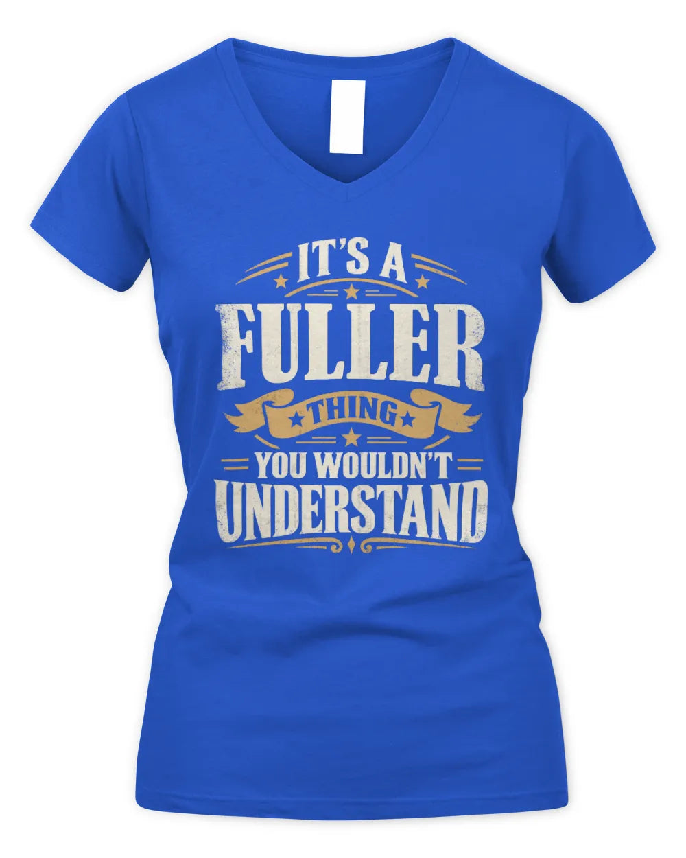 FULLER P08 TH51 - Personalized “It’s a/an [NAME] Thing – You Wouldn’t Understand” Shirt - Women's V-Neck T-Shirt - Royal