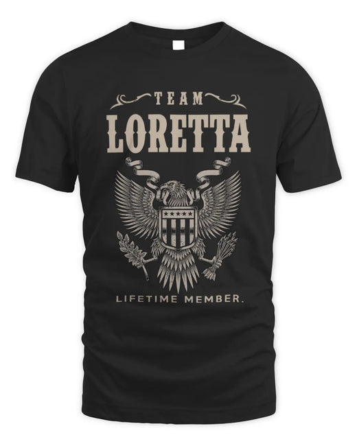 LORETTA TP06-K82 – Personalized Classic Style Apparel “Team NAME Lifetime Member”