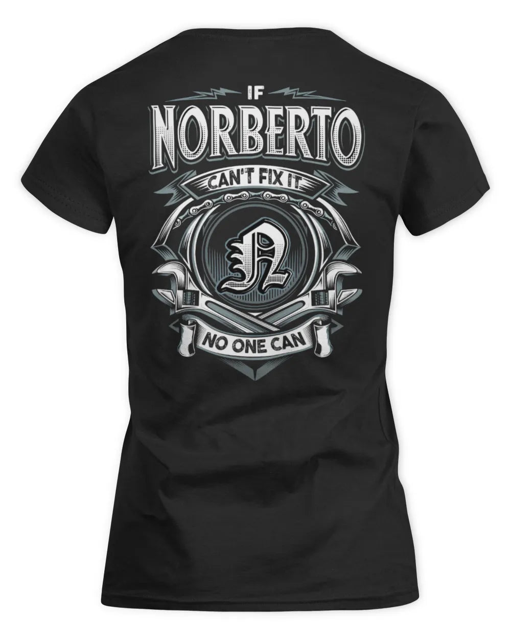 NORBERTO AP81-K4-626 - Personalized Ahmed Quote Apparel “If Ahmed Can't Fix It, No One Can” - Women's Standard T-Shirt - Black