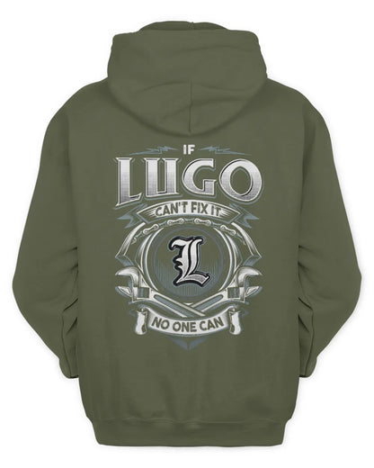 LUGO AP81-K4-626 - Personalized Ahmed Quote Apparel “If Ahmed Can't Fix It, No One Can” - Unisex Hoodie - Military Green