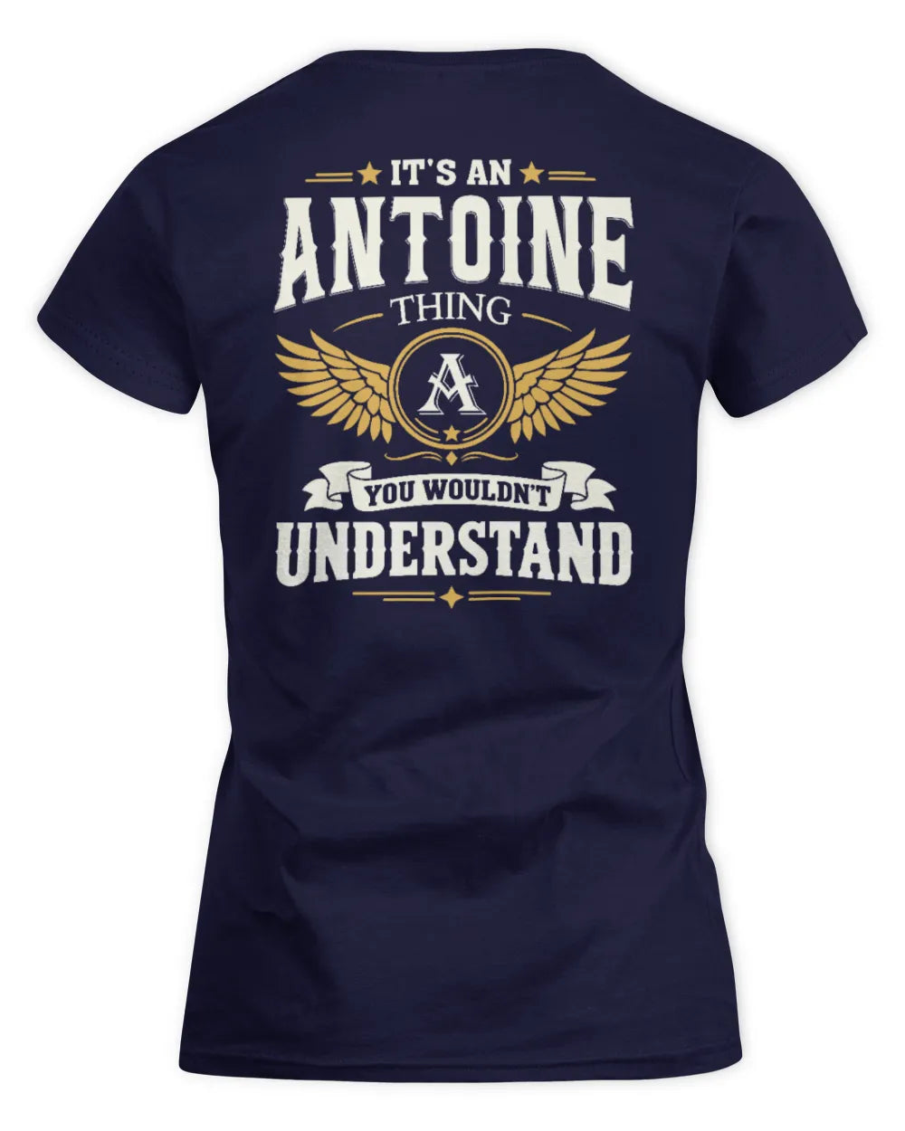 ANTOINE KT06-M008 It’s a [NAME] Thing – You Wouldn’t Understand | Personalized Vintage T-Shirt - Women's Standard T-Shirt - Navy