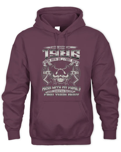 1986 HH89-K2 – Protective Family Quote T-Shirt - Unisex Hoodie - Maroon