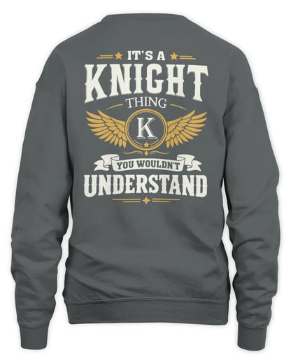 KNIGHT KT06-M008 It’s a [NAME] Thing – You Wouldn’t Understand | Personalized Vintage T-Shirt - Unisex Sweatshirt - Charcoal