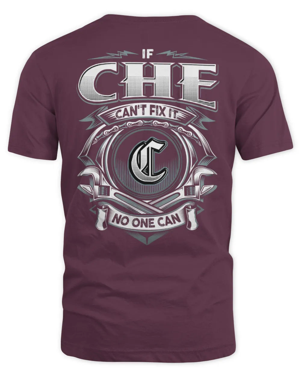 CHE AP81-K4-626 - Personalized Ahmed Quote Apparel “If Ahmed Can't Fix It, No One Can” - Unisex Standard T-Shirt - Maroon
