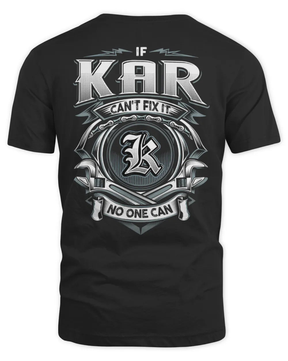 KAR AP81-K4-626 - Personalized Ahmed Quote Apparel “If Ahmed Can't Fix It, No One Can” - Unisex Standard T-Shirt - Black