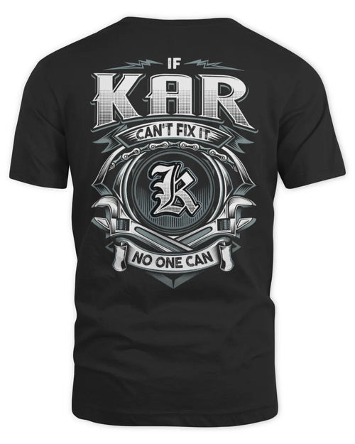 KAR AP81-K4-626 - Personalized Ahmed Quote Apparel “If Ahmed Can't Fix It, No One Can” - Unisex Standard T-Shirt - Black