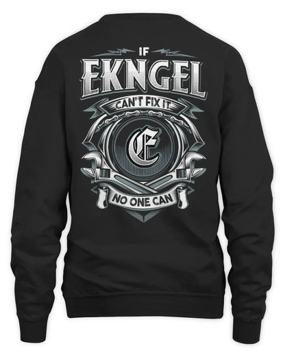 EKNGEL AP81-K4-626 - Personalized Ahmed Quote Apparel “If Ahmed Can't Fix It, No One Can” - Unisex Sweatshirt - Black