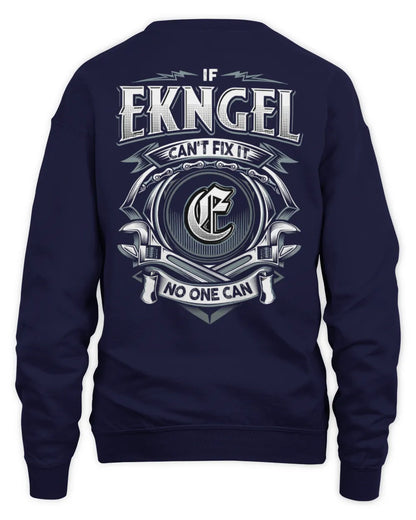 EKNGEL AP81-K4-626 - Personalized Ahmed Quote Apparel “If Ahmed Can't Fix It, No One Can” - Unisex Sweatshirt - Navy