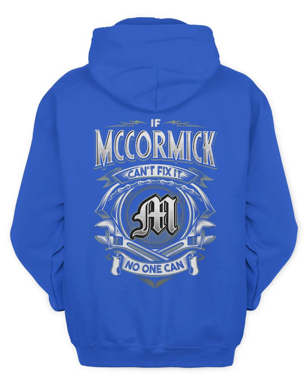 MCCORMICK AP81-K4-626 - Personalized Ahmed Quote Apparel “If Ahmed Can't Fix It, No One Can” - Unisex Hoodie - Royal