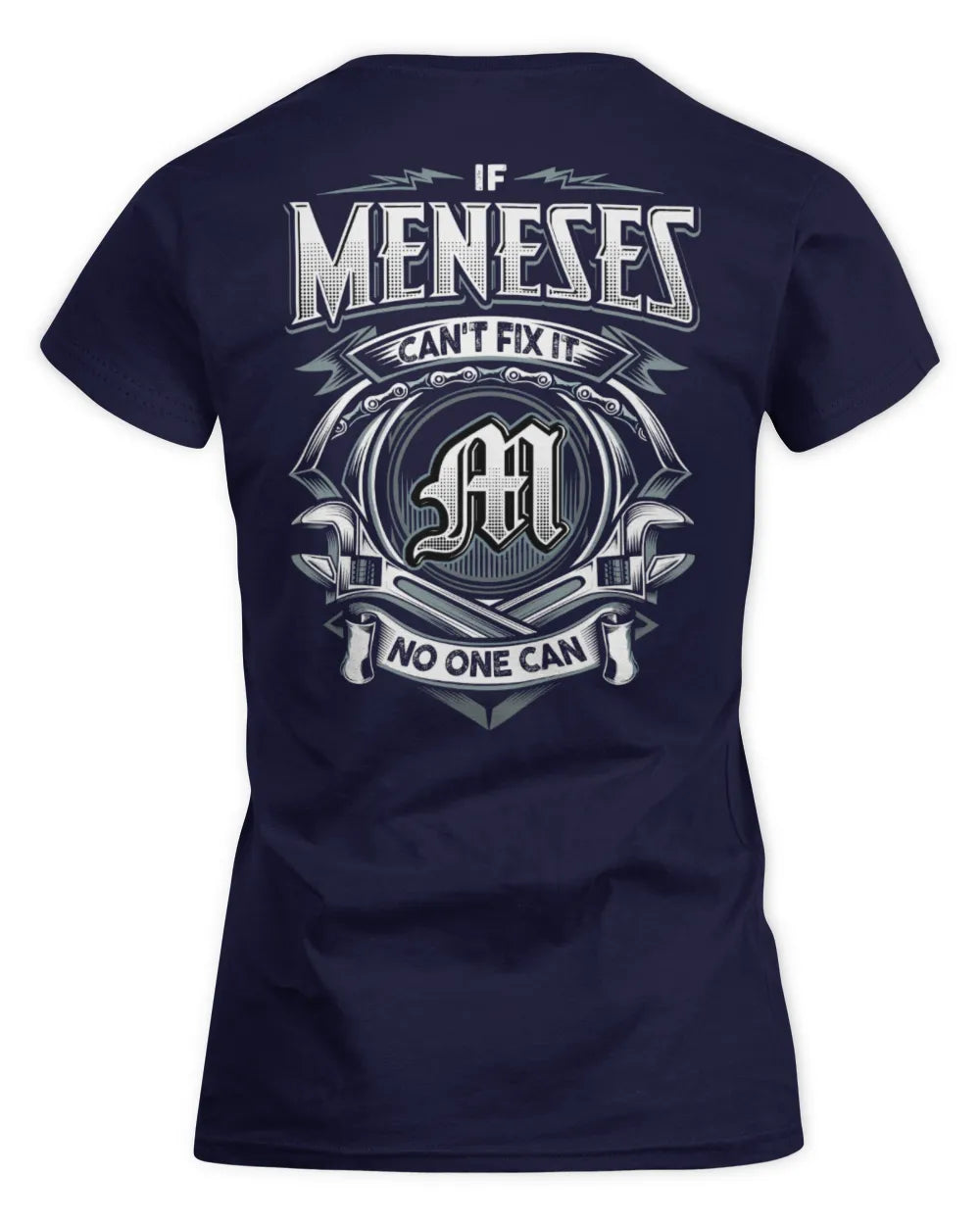 MENESES AP81-K4-626 - Personalized Ahmed Quote Apparel “If Ahmed Can't Fix It, No One Can” - Women's Standard T-Shirt - Navy
