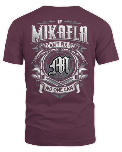 MIKAELA AP81-K4-626 - Personalized Ahmed Quote Apparel “If Ahmed Can't Fix It, No One Can” - Unisex Standard T-Shirt - Maroon