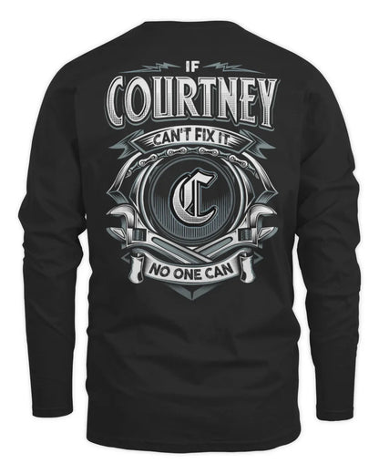 COURTNEY AP81-K4-626 - Personalized Ahmed Quote Apparel “If Ahmed Can't Fix It, No One Can” - Men's Long Sleeved T-Shirt - Black