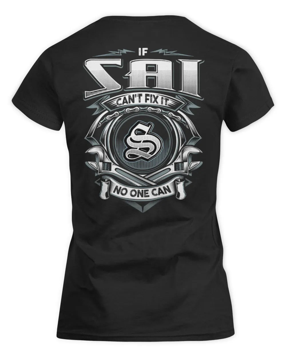 SAI AP81-K4-626 - Personalized Ahmed Quote Apparel “If Ahmed Can't Fix It, No One Can” - Women's Standard T-Shirt - Black