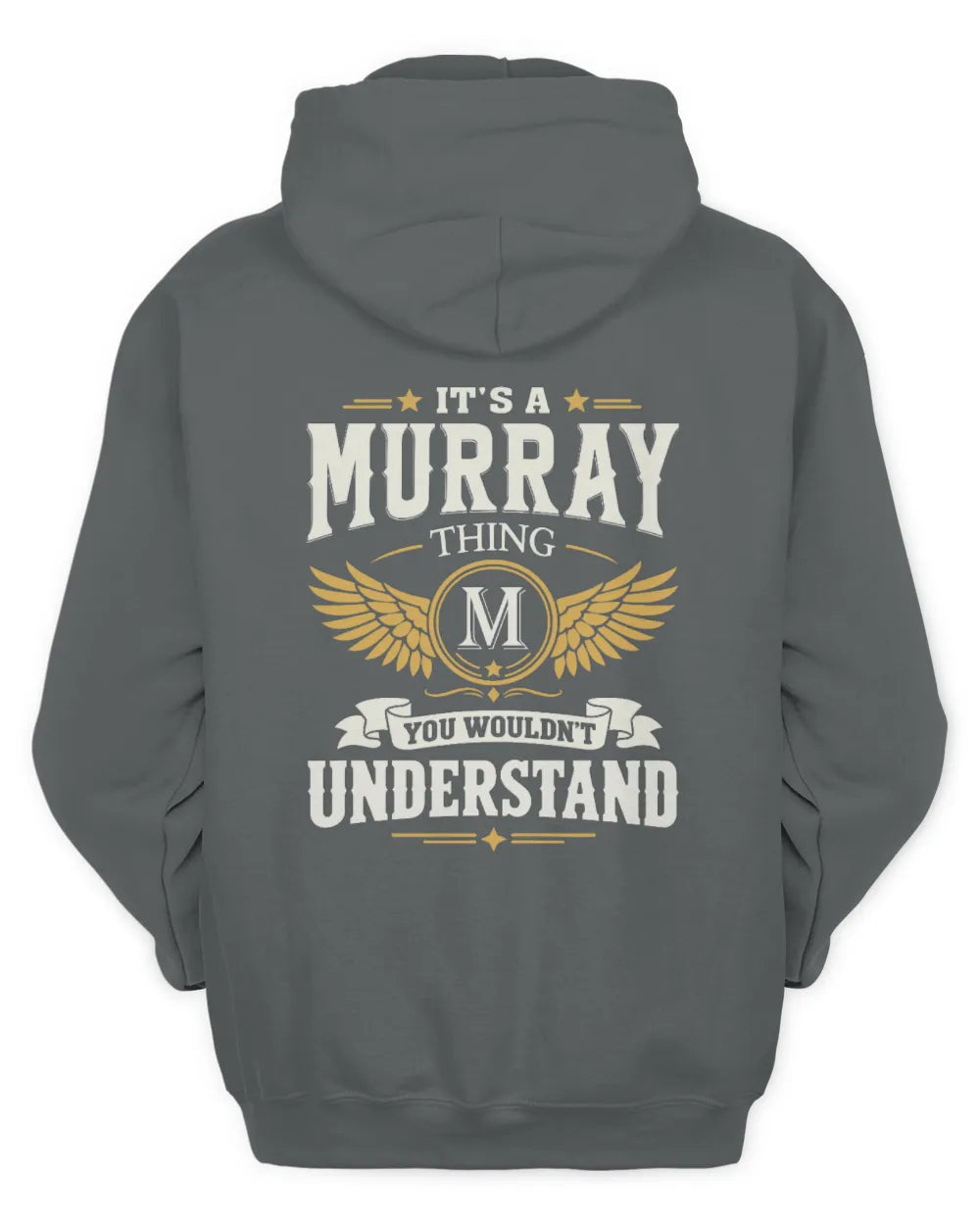 MURRAY KT06-M008 It’s a [NAME] Thing – You Wouldn’t Understand | Personalized Vintage T-Shirt - Unisex Hoodie - Charcoal
