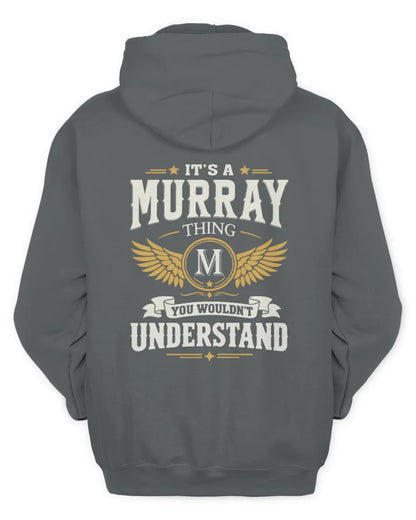 MURRAY KT06-M008 It’s a [NAME] Thing – You Wouldn’t Understand | Personalized Vintage T-Shirt - Unisex Hoodie - Charcoal