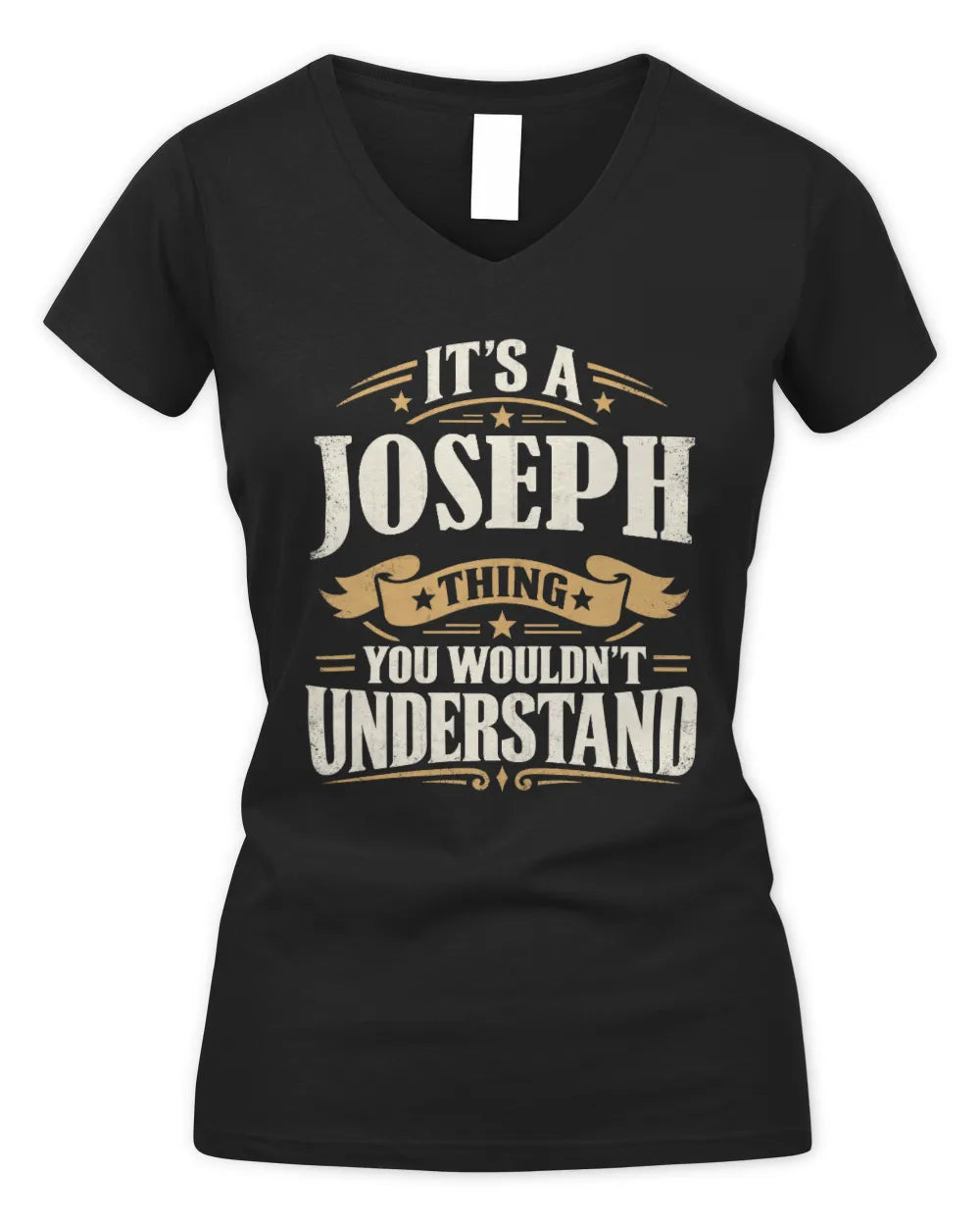 JOSEPH P08 TH51 - Personalized “It’s a/an [NAME] Thing – You Wouldn’t Understand” Shirt - Women's V-Neck T-Shirt - Black