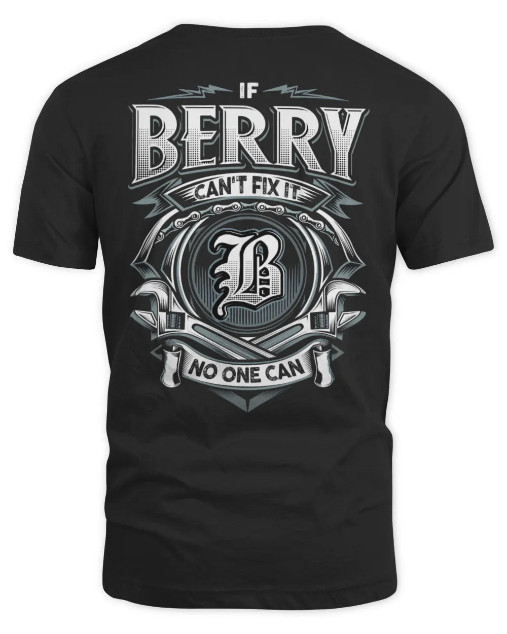 BERRY AP81-K4-626 - Personalized Ahmed Quote Apparel “If Ahmed Can't Fix It, No One Can” - Unisex Standard T-Shirt - Black